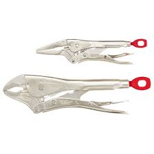 We've rounded up a collection of tools certain to spark your creativity: 2 Pc Torque Lock Curved Jaw Locking Pliers Set Milwaukee Tool