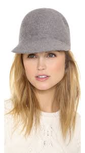wholesale cheap Lyst Eugenia kim Joey Wool Baseball Hat in Gray