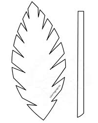 Free palm leaf art print. Palm Leaf Coloring Pages Coloring Home