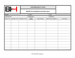 This form uses many elements such as subforms to collect all the information required. Monthly Fire Extiguisher Inspection Report