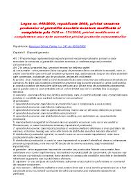 Doc Lege Prot Consumatorilor Dan Costea Academia Edu