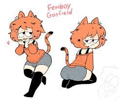 guys look femboy garfield, you may laugh now (credit @ms_pigtails) : r/196