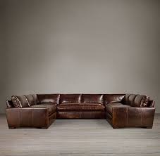 Maxwell Leather U Sofa Sectional Leathersectionalsofas Sectional Sofa Leather Sectional Sofas Leather Couch Sectional