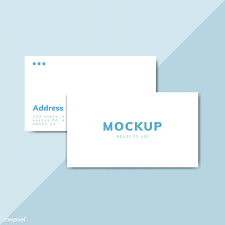 Download Premium Illustration Of Simple Business Card Design Mockup Vector Business Card Design Simple Simple Business Cards Business Card Design