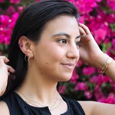 Large Hoop Earrings in 14K White Gold or Sterling Silver, 14k White Gold  Hoops, Hammered Earrings, 1.5" Circle Earrings, Geometric Hoops