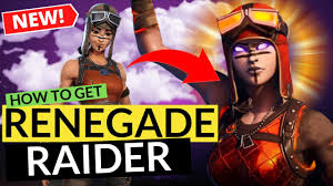You could only get it if you played during fortnite season 1, and you needed to level up to 20. New Renegade Raider Skin Out Now In Fortnite Renegade Raider Is Back Blaze Skin Youtube