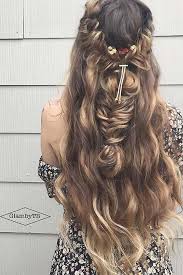 Wedding half updo long hair. 40 Stunning Half Up Half Down Wedding Hairstyles With Tutorial Deer Pearl Flowers