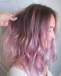 Romantic Ideas Of Pink Hair Color Styles For Medium Hair Stylesmod Hair Color Pink Brown Hair With Pink Highlights Medium Hair Styles