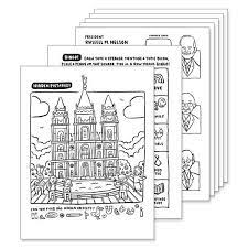This lds adult coloring book has quotes from mormon prophet president russell m. Lds General Conference Coloring Pages Lds Coloring Pages General Conference Activities For Kids General Conference Activities