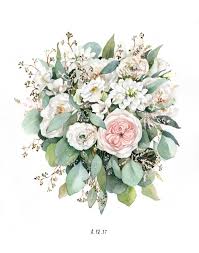See more ideas about international artist, bouquet, artist. Wedding Bouquet Painting Watercolor Gift Olga Ayhan