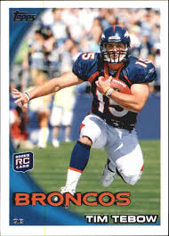 Wherever tim tebow goes, controversy seems to follow. 2010 Topps 440 Tim Tebow Rc Rookie Leaping Pose Variation Denver Broncos Ebay