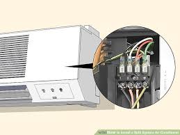 how to install a split system air conditioner 15 steps