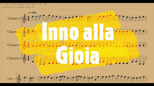 Tutto il contenuto si intende esclusivamente a uso didattico, di studio e di ricerca. Inno Alla Gioia Spartito Per Quartetto Di Chitarre
