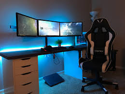 Gaming room setup ikea gaming desk gaming rooms computer gaming room computer room decor gaming pcs. Updated Gaming Setup Changed Again Album On Imgur