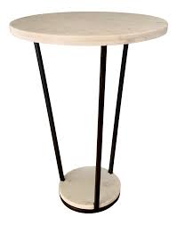 It sold out that day, everywhere, and hasn't been back since. Arteriors Marble Side Table Table White Side Tables