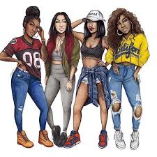 Commission I Did Recently It Was So Much Fun Merry Xmas Everyone Sketch Fashionsketch Black Girl Art Black Girl Cartoon Black Girl Magic Art