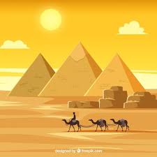 Download Egypt Landscape With Caravan For Free Egypt Poster Egypt Camels Art