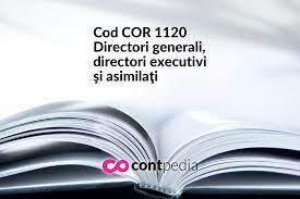 Manager resurse umane cod cor 121207. Cod Cor 1120 Directori Generali Directori Executivi Si AsimilaÅ£i