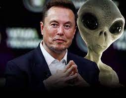 Elon Musk via X : I am a 3,000-year-old alien who travels through time.👽😂