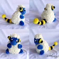 Sitting Mareep By Xsystem On Deviantart Pokemon Plush Crafts Deviantart