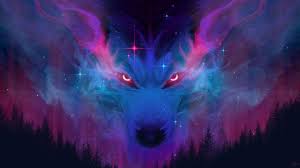 Cosmic Wolf 2560x1440 Wolf Wallpaper Wolf Background Painting Kits