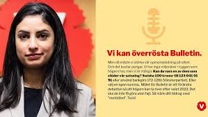 Samtidigt vill hon göra upp med bilden av att vänsterpartiet är emot religion. Ivar Arpi On Twitter Las Gudmundson Per Polis Har Tvingats Ingripa Flera Ganger Nar Aktivister Fran Vansterpartiet Stort Motstandare Det Ar Darfor V Kampanjen Mot Bulletin Ses Som Ett Overtramp Nooshi Dadgostar Kan Dra