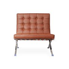 The barcelona chair is a chair designed by mies van der rohe and lilly reich, for the german pavilion at the international exposition of 1929, hosted by barcelona, catalonia, spain. Inspiration Cheap Leatherette Barcelona Chair Northdeco