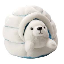 Wild Republic Harp Seal Plush Stuffed Animal Plush Toy Gifts For Kids W Igloo 6 Inches