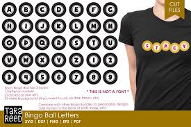 Bingo Ball Letters Bingo Svg And Cut Files 315253 Cut Files Design Bundles