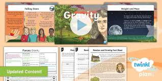 Are you sitting on a chair right. Gravity Ks2 Science Forces Year 5 Lesson Pack 2