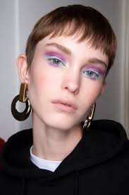 Spring 2020 Runway Beauty Trends Watercolor Shadow Runway Beauty Runway Hair Runway Makeup