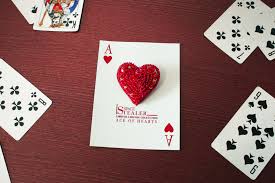 что подарить парню на 14 февраля если только начали встречаться Hearts Suit Playing Card Brooch Ace Of Hearts Brooch Red Beads Sequins Brooch One Of A Kind Designer Brooch Unique Brooch Ace Of Hearts Beaded Brooch