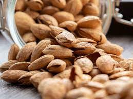 1 us cup of whole almonds equals 4.58 ( ~ 4 1 / 2) ounces *. Almonds Health Benefits Nutrition And Risks