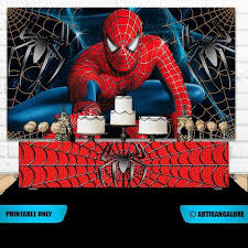 Sale Spiderman Birthday Backdrop Boy Superhero Party Backdrop Dessert Table Backdrop Superhero Backdrop Spiderman Tablefront Printable In 2020 Spiderman Birthday Spiderman Birthday Party Birthday Backdrop