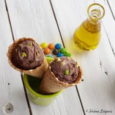 Huiles Et Olives Glace Au Chocolat Pistaches Et Huile D Olive Gout A L Ancienne