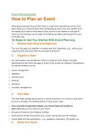 All which can be used for your event planning projects. Event Planning Guide