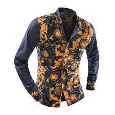 Nobrand new men's floral long sleeve shirt popular big fat brother shirt red £20.55. New Brand Men Shirt Long Sleeve Casual Shirts Slim Fit Mens Dress Shirts Print Camisa Social Masculina Camisas Chemise Homme Buy Cheap In An Online Store With Delivery Price Comparison Specifications