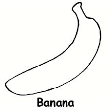 Banana coloring page for kids. Top 25 Free Printable Banana Coloring Pages Online