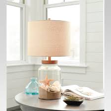 Fillable Glass Assembled Table Lamp Threshold 153 Clear Glass Lamps Clear Glass Table Lamp Glass Lamp Base