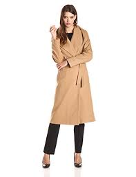 Helen berman womens open front wool blend oversized wrap coat with belt l $345. Buy Helene Berman Women S Shawl Collar Long Wrap Coat With Self Belt Camel X Small At Amazon In