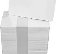 Cartão PVC Branco 0,76mm 8,6cm x 5,5cm C/ 1000 Unidades