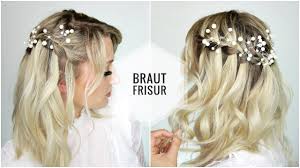 Mit locken und einer tollen haarspange wird die brautfrisur zu einem echten highlight! Hochzeitswoche 1 Brautfrisur Haare Offen Olesjaswelt Youtube