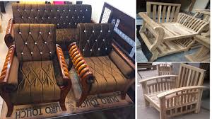 Standard size with fabric options available. Latest Teak Wood Sofa Set Collection 2020 Sofa Design With Details Hindi Teak Wood Furniture Youtube