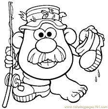 Do you like playing with the mr. Mr Potato Head 003 Coloring Page For Kids Free Mister Potato Printable Coloring Pages Online For Kids Coloringpages101 Com Coloring Pages For Kids