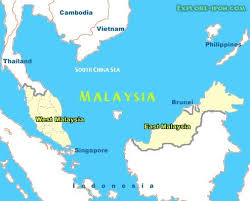 Map Of Malaysia Independence 31 August 1957 From The Uk South China Sea Head Of State Philippines