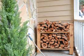 Free plans to build a firewood rack using treated 2x4 lumber and deck screws. Diy Small Firewood Rack Free Plans Ugly Duckling House
