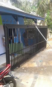 Bengkel las baja stainless steel aluminium di tangerang. Harga Pintu Pagar Dorong Minimalis Bengkel Las Ciamis