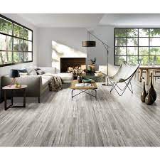 Ronne Gris Wood Plank Ceramic Tile Floor Decor House Flooring Modern Flooring