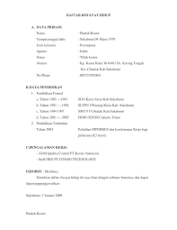 Desain cv simple tau desain cv kreatif? 7 Contoh Surat Lamaran Kerja Sederhana Contoh Surat