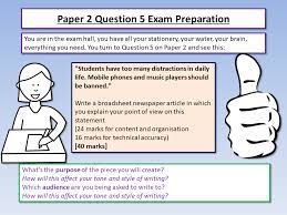 English language paper 2 question 5 march 6, 2021; Aqa English Language Paper 2 Exam Preparation Teaching Resources